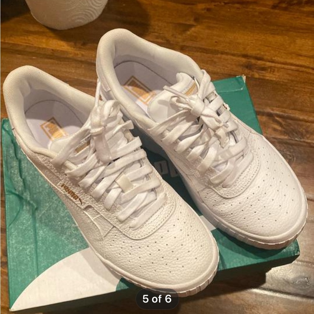 Puma White Platform Shoes Women’s Size 7.5